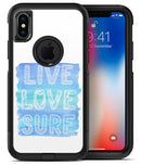 Live Love Surf - iPhone X OtterBox Case & Skin Kits