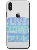 Live Love Surf - iPhone X Skin-Kit
