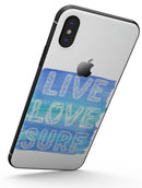 Live Love Surf - iPhone X Skin-Kit
