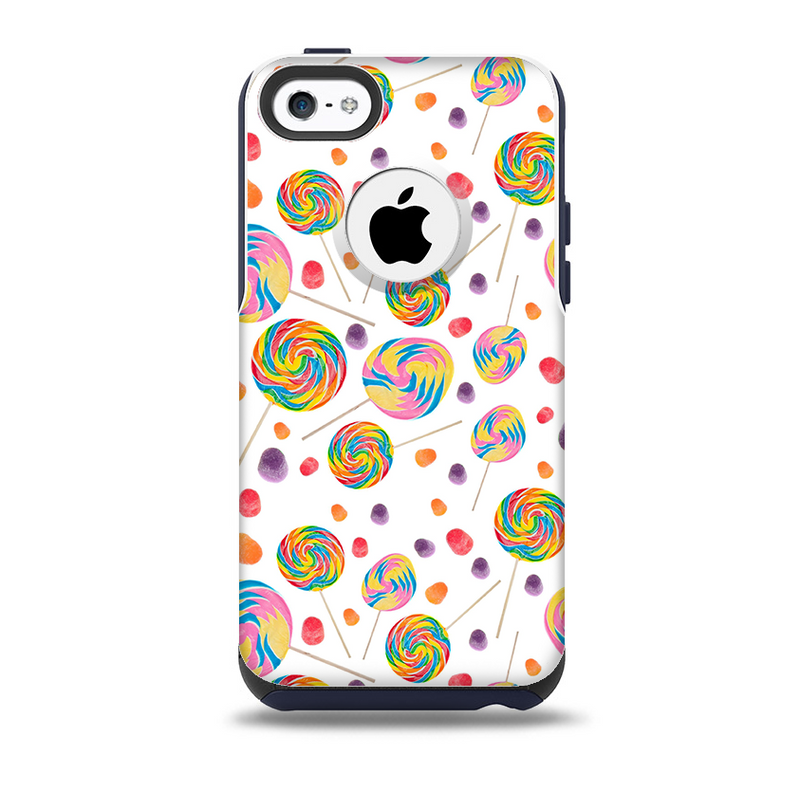 Lollipop Candy Pattern Skin for the iPhone 5c OtterBox Commuter Case