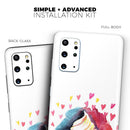Love, Cupcakes, and Watercolor - Premium Vinyl Skin Decal for Samsung Galaxy S25 Ultra, S24, S23, S22 & All Galaxy S Models