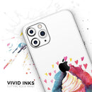 Love, Cupcakes, and Watercolor - Vinyl Skin Wrap for iPhone 17 Pro Max, 17 Pro, 17 Air, 17, 16 & All Models — Soft Matte or Ultra Gloss