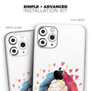 Love, Cupcakes, and Watercolor - Vinyl Skin Wrap for iPhone 17 Pro Max, 17 Pro, 17 Air, 17, 16 & All Models — Soft Matte or Ultra Gloss