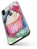 Love, Cupcakes, and Watercolor - iPhone X Skin-Kit