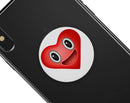 Love Eyes Emoticon Emoji - Skin Kit for PopSockets and other Smartphone Extendable Grips & Stands