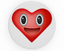 Love Eyes Emoticon Emoji - Skin Kit for PopSockets and other Smartphone Extendable Grips & Stands