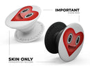 Love Eyes Emoticon Emoji - Skin Kit for PopSockets and other Smartphone Extendable Grips & Stands