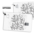 Love Future More Than The Past - Premium Protective Decal Skin-Kit for the Apple Credit Card