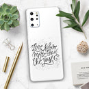 Love Future More Than The Past - Skin-Kit for the Samsung Galaxy S-Series S20, S20 Plus, S20 Ultra , S10 & others (All Galaxy Devices Available)