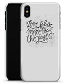 Love Future More Than The Past - iPhone X Clipit Case