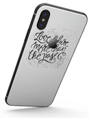Love Future More Than The Past - iPhone X Skin-Kit