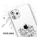 Love Future More Than The Past - Protective Skin Wrap & Decal – Compatible with iPhone SE to iPhone 17 Pro Max (All Models)