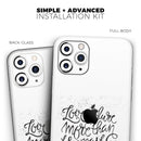 Love Future More Than The Past - Protective Skin Wrap & Decal – Compatible with iPhone SE to iPhone 17 Pro Max (All Models)