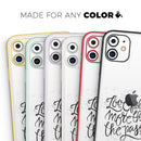 Love Future More Than The Past - Protective Skin Wrap & Decal – Compatible with iPhone SE to iPhone 17 Pro Max (All Models)