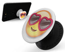 Love Glasses Emoticon Emoji - Skin Kit for PopSockets and other Smartphone Extendable Grips & Stands