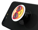 Love Glasses Emoticon Emoji - Skin Kit for PopSockets and other Smartphone Extendable Grips & Stands