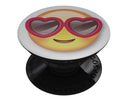 Love Glasses Emoticon Emoji - Skin Kit for PopSockets and other Smartphone Extendable Grips & Stands