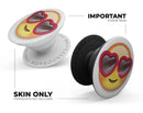 Love Glasses Emoticon Emoji - Skin Kit for PopSockets and other Smartphone Extendable Grips & Stands