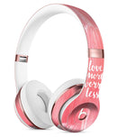 Love More Worry Less Full-Body Skin Kit for the Beats by Dre Solo 3 Wireless Headphones