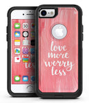 Love Red Absorbed Watercolor Texture - iPhone 7 or 7 Plus Commuter Case Skin Kit
