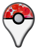 Love Red Absorbed Watercolor Texture Pokémon GO Plus Vinyl Protective Decal Skin Kit