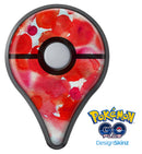 Love Red Absorbed Watercolor Texture Pokémon GO Plus Vinyl Protective Decal Skin Kit