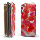 Love Red Absorbed Watercolor Texture iPhone 6/6s or 6/6s Plus 2-Piece Hybrid INK-Fuzed Case