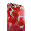 Love Red Absorbed Watercolor Texture iPhone 6/6s or 6/6s Plus 2-Piece Hybrid INK-Fuzed Case