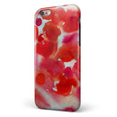Love Red Absorbed Watercolor Texture iPhone 6/6s or 6/6s Plus 2-Piece Hybrid INK-Fuzed Case