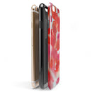 Love Red Absorbed Watercolor Texture iPhone 6/6s or 6/6s Plus 2-Piece Hybrid INK-Fuzed Case