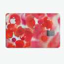 Love Red Absorbed Watercolor Texture - Premium Protective Decal Skin-Kit for the Apple Credit Card