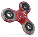 Love Red Absorbed Watercolor Texture Full-Body Fidget Spinner Skin-Kit