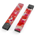 Love Red Absorbed Watercolor Texture - Premium Decal Protective Skin-Wrap Sticker compatible with the Juul Labs vaping device