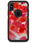 Love Red Absorbed Watercolor Texture - iPhone X OtterBox Case & Skin Kits