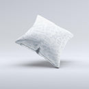 Love Story Doodle Sketch ink-Fuzed Decorative Throw Pillow
