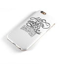 Love and Chocolate iPhone 6/6s or 6/6s Plus 2-Piece Hybrid INK-Fuzed Case