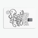 Love and Chocolate - Premium Protective Decal Skin-Kit for the Apple Credit Card