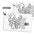 Love and Chocolate - Premium Protective Decal Skin-Kit for the Apple Credit Card