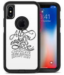 Love and Chocolate - iPhone X OtterBox Case & Skin Kits