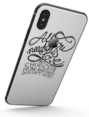 Love and Chocolate - iPhone X Skin-Kit