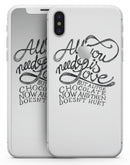 Love and Chocolate - iPhone X Skin-Kit
