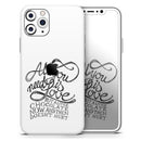 Love and Chocolate - Protective Skin Wrap & Decal – Compatible with iPhone SE to iPhone 17 Pro Max (All Models)