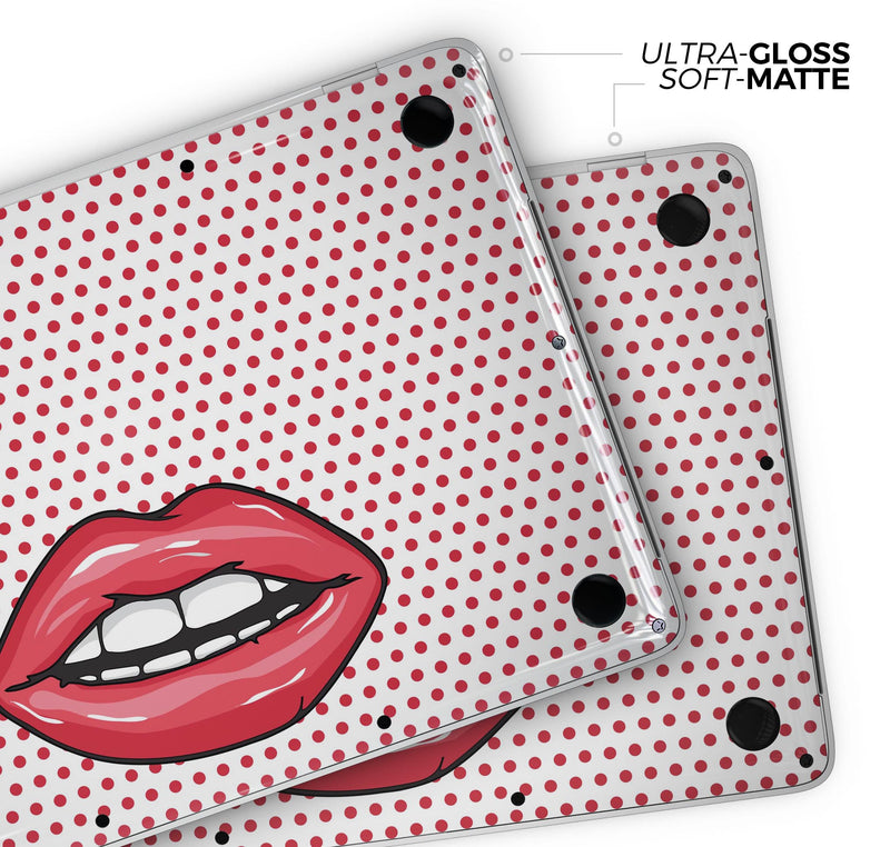 Lovely Lips - Skin Decal Wrap Kit Compatible with the Apple MacBook Pro, Pro with Touch Bar or Air (11", 12", 13", 15" & 16" - All Versions Available)