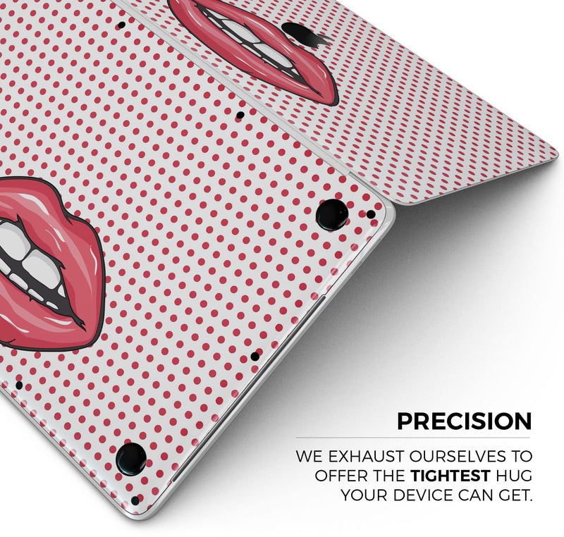 Lovely Lips - Skin Decal Wrap Kit Compatible with the Apple MacBook Pro, Pro with Touch Bar or Air (11", 12", 13", 15" & 16" - All Versions Available)