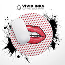 Lovely Lips// WaterProof Rubber Foam Backed Anti-Slip Mouse Pad for Home Work Office or Gaming Computer Desk