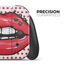 Lovely Lips // Skin Decal Wrap Kit for Nintendo Switch Console & Dock, Joy-Cons, Pro Controller, Lite, 3DS XL, 2DS XL, DSi, or Wii - Vinyl Skin Wrap for Nintendo Switch 2, OLED, Lite, Pro Controller, Wii & Classic Handhelds