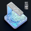 Lovely Sprouting Lace Design V1 UV Germicidal Sanitizing Sterilizing Wireless Smart Phone Screen Cleaner + Charging Station