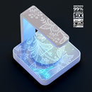 Lovely Sprouting Lace Design V2 UV Germicidal Sanitizing Sterilizing Wireless Smart Phone Screen Cleaner + Charging Station