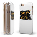 Lux Carpe Diem iPhone 6/6s or 6/6s Plus 2-Piece Hybrid INK-Fuzed Case