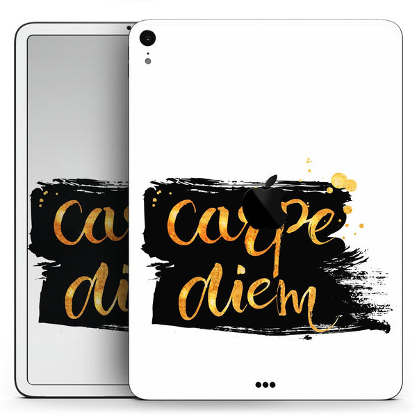 Lux Carpe Diem - Full Body Skin Decal for the Apple iPad Pro 12.9", 11", 10.5", 9.7", Air or Mini (All Models Available)